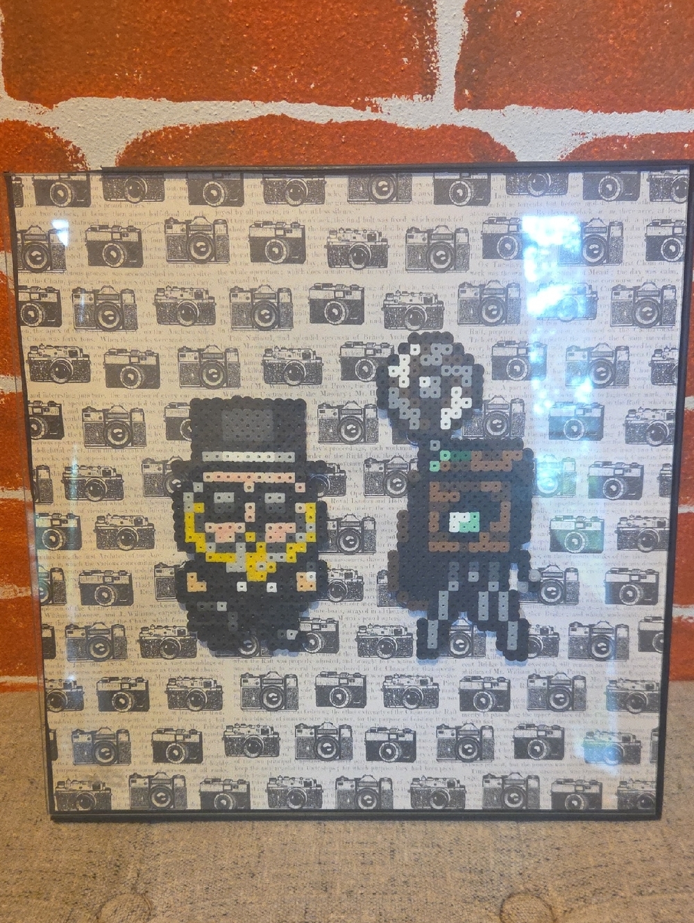 Earthbound/Mother PIXELART Piece Depicting The Cameraman
